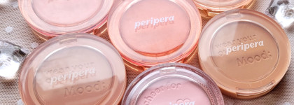 Мои самые любимые румяна peripera Pure Blushed Sunshine Cheek в оттенках #01, #02, #03, #12, #16, #17