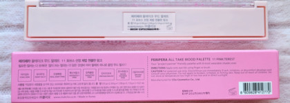 Peripera All Take Mood Palette #11 Pink:terest. Небольшой обзор розовой палетки теней