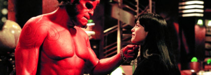 Макияж в стиле фэнтези по мотивам фильма Гильермо дель Торо "Хеллбой: Герой из пекла"