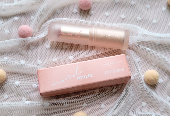 Зефирная матовая помада peripera Ink Mood Matte Stick в нежном оттенке ...