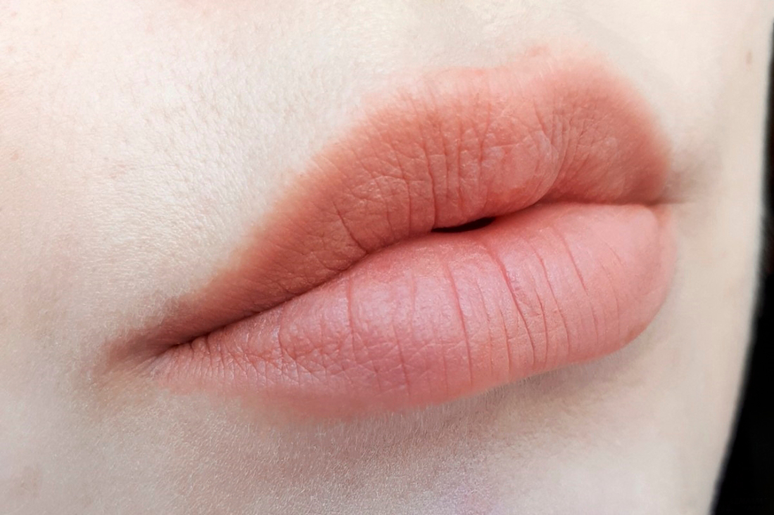 3CE Velvet Lip Tint #New Nude. Архивный макияж.
