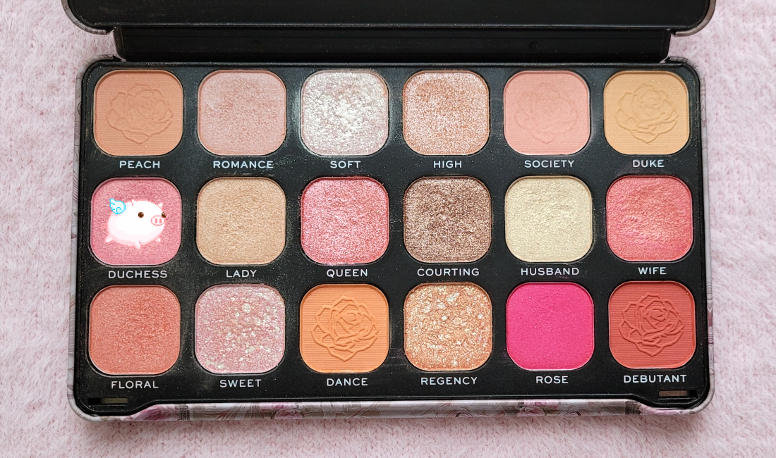 Revolution Makeup Forever Flawless Eyeshadow Palette #Regal Romance (оттенок #Duchess)
