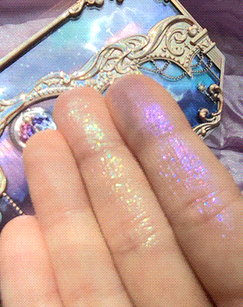 Flower Knows Moonlight Mermaid Series Five-Color Jewelry Eyeshadow Palette #04 Mermaid Dream (фиолетовый шиммер)