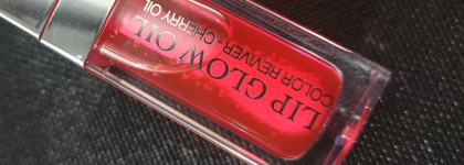 Вишневый леденец- Dior Addict Lip Glow Oil в оттенке №015, Cherry