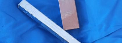 Море и песок. Тинт для губ и щек Color Salute Lip & Cheek Tint в оттенке Raf и стойкий карандаш для глаз в оттенке Cobalt от бренда O.K. Beauty
