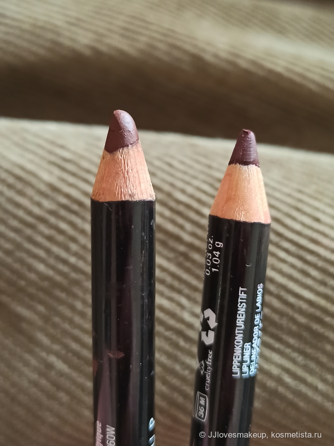 Карандаши NYX Professional Makeup slim lip pencil.
