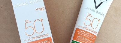 Vichy Capital Soleil Mattifying 3-in-1- ежедневный матирующий уход для жирной проблемной кожи 3-в-1 Spf50+