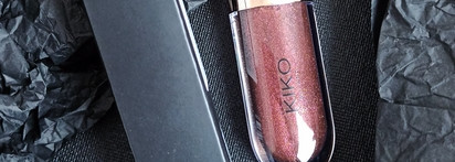 Блеск мечты. Kiko Milano 3D Hydra Lipgloss (Limited Edition) в оттенке 44, Disruptive Brown