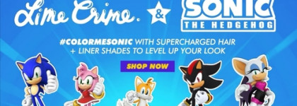Sonic the Hedgehog & Lime Crime Collection