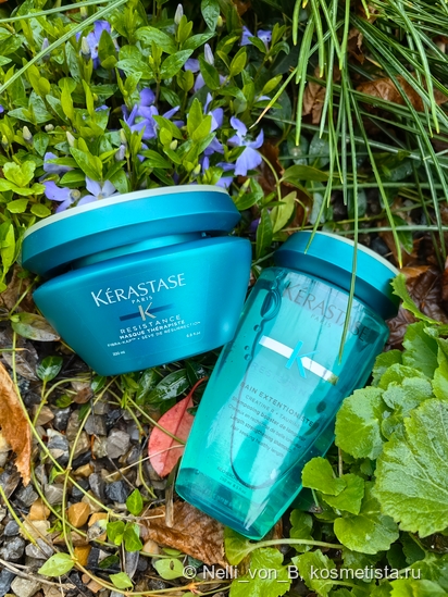 И снова о Kerastase: шампунь Bain Extentioniste и маска Resistance Therapiste