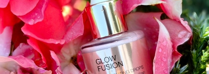 Kiko Glow Fusion Highlighting Drops 01 Platinum Rose - роскошный сияющий хайлайтер