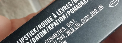 Mac Mac Red satin lipstick синий синий красный иней на губах