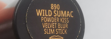 Бархатная, матовая, шёлковая, нежная - всё о Mac Powder Kiss Velvet Blur Slim Stick Lipstick 890 Wild Sumac