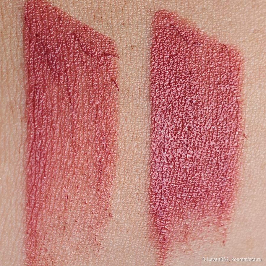 Слева один слой, справа три, везде естественное освещение