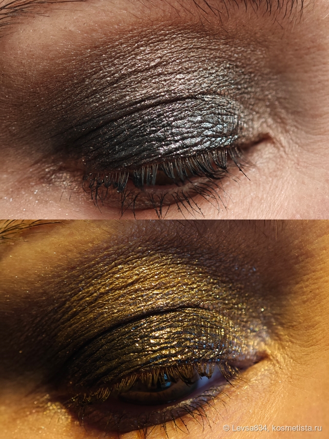 Разный свет: естественный и лампа жёлтого света