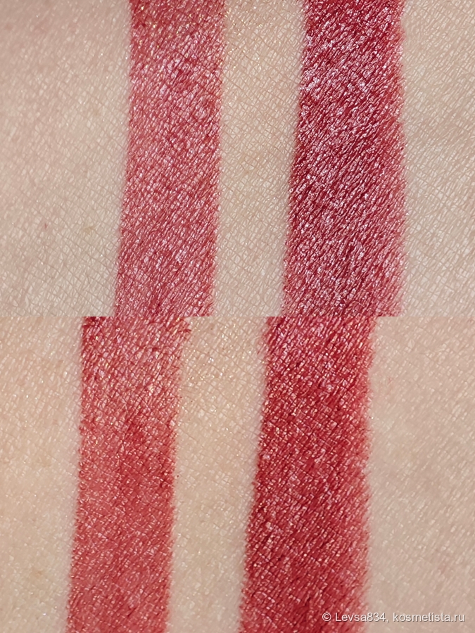 Слева один, справа три слоя. На солнце оттенок заметно теплеет, но всё же в основном я вижу его нейтральным