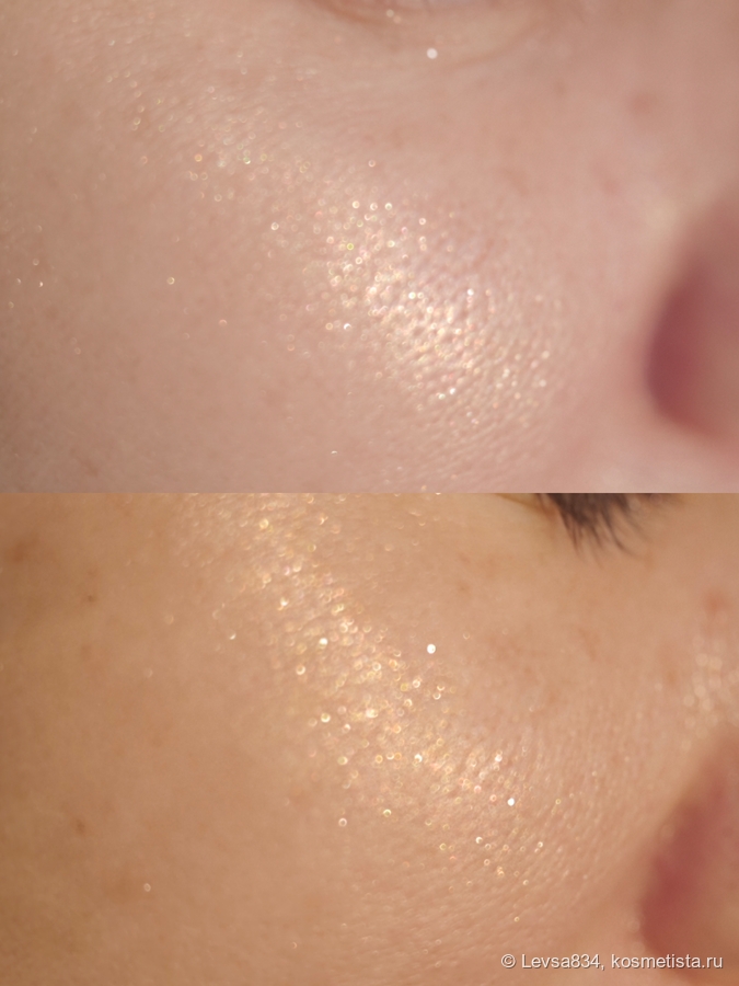 Поймала утреннее солнце, на лице только хайлайтер