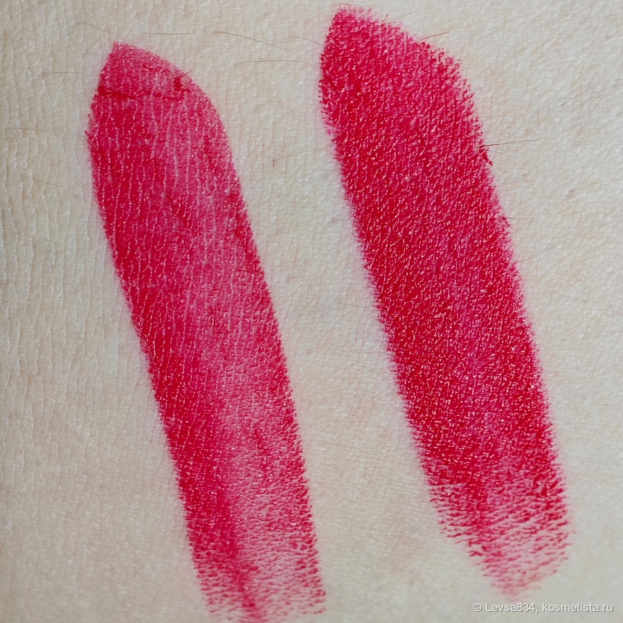 Слева один слой, справа три слоя