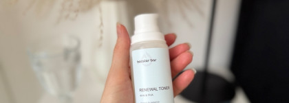 Кислотный тонер Booster Bar Renewal и моё лицо до и после