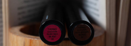 Termo Cocoon Mascara от Climt Cosmetics в оттенках Rich Brown и Ruby Red