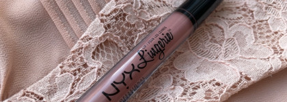 Спустя год дракон приручен. Жидкая помада NYX Lingerie 08 Bedtime Flirt