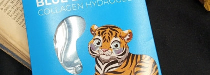 Голубые блёстки для подглазья или Гидрогелевые патчи для глаз LinMin Blue Glitter Eye Patch