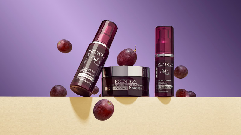 Пример косметики с ресвератолом