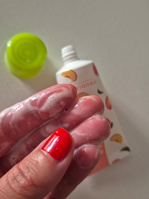 Ароматное умывание: Frudia My Orchard Mochi cleansing foam Peach