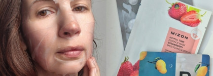 Три корейские тканевые маски для лица, мои выводы: Mizon, Frudia, Doris