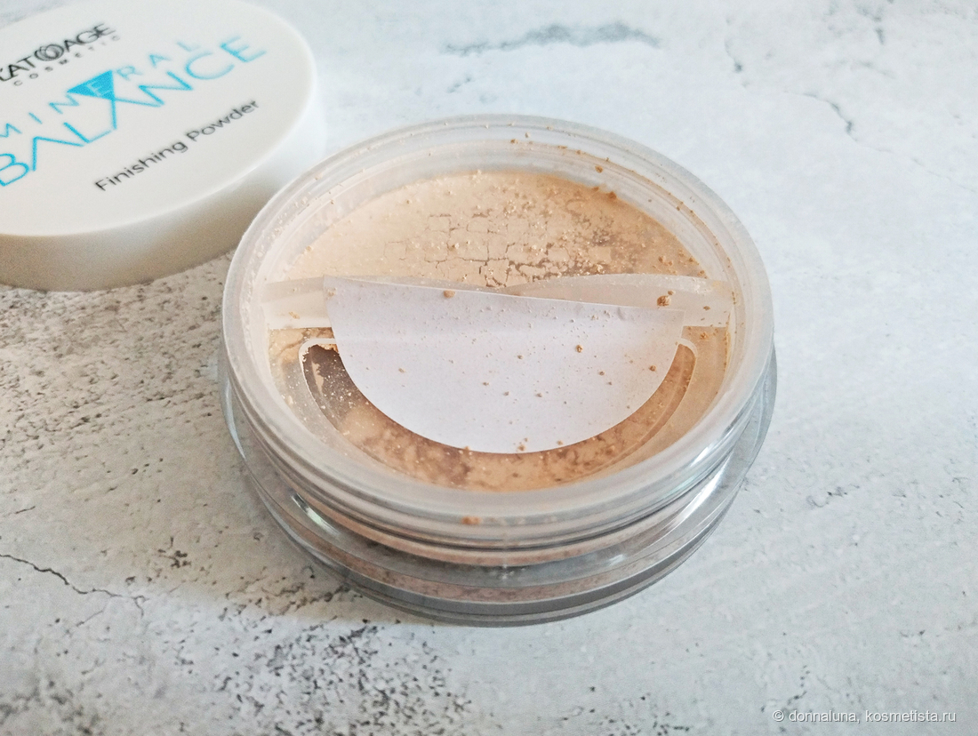Упаковка пудры для лица L'atuage Cosmetic Mineral Balance Finishing Powder