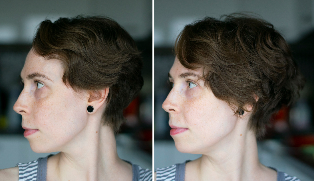 Эффект от пудры на несвежих волосах: до/после использования