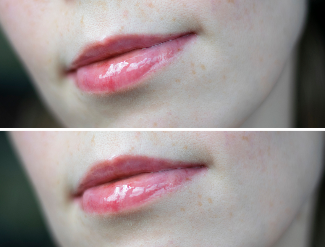 Dior Addict Lip Glow Oil 001 Pink на губах