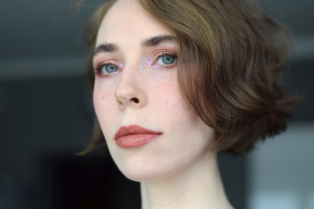 Общий образ с Rose Quartz от Huda Beauty и Gucci Rouge à Lèvres Satin Lipstick в оттенке 201