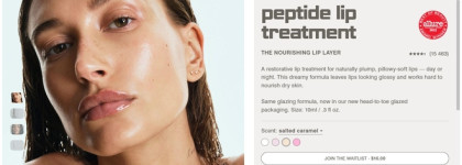 Действительно лучший трендовый блеск из соц. сетей: Rhode Peptide Lip Treatment Salted Caramel