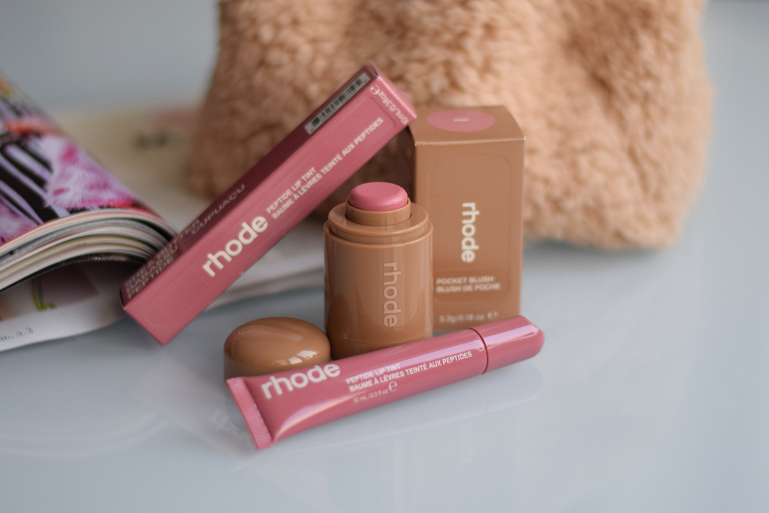 Rhode Peptide Lip Tint и Rhode Pocket Blush