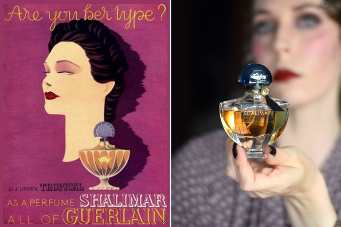 Guerlain Shalimar: рекламный постер и мой парфюм