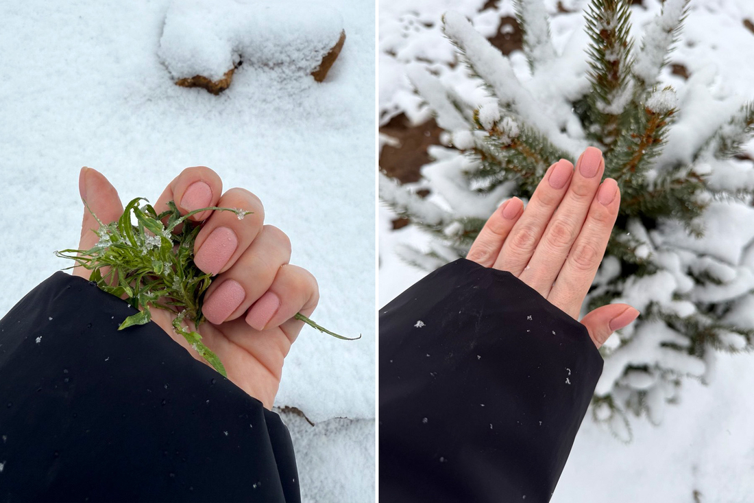 В дневном свете на улице