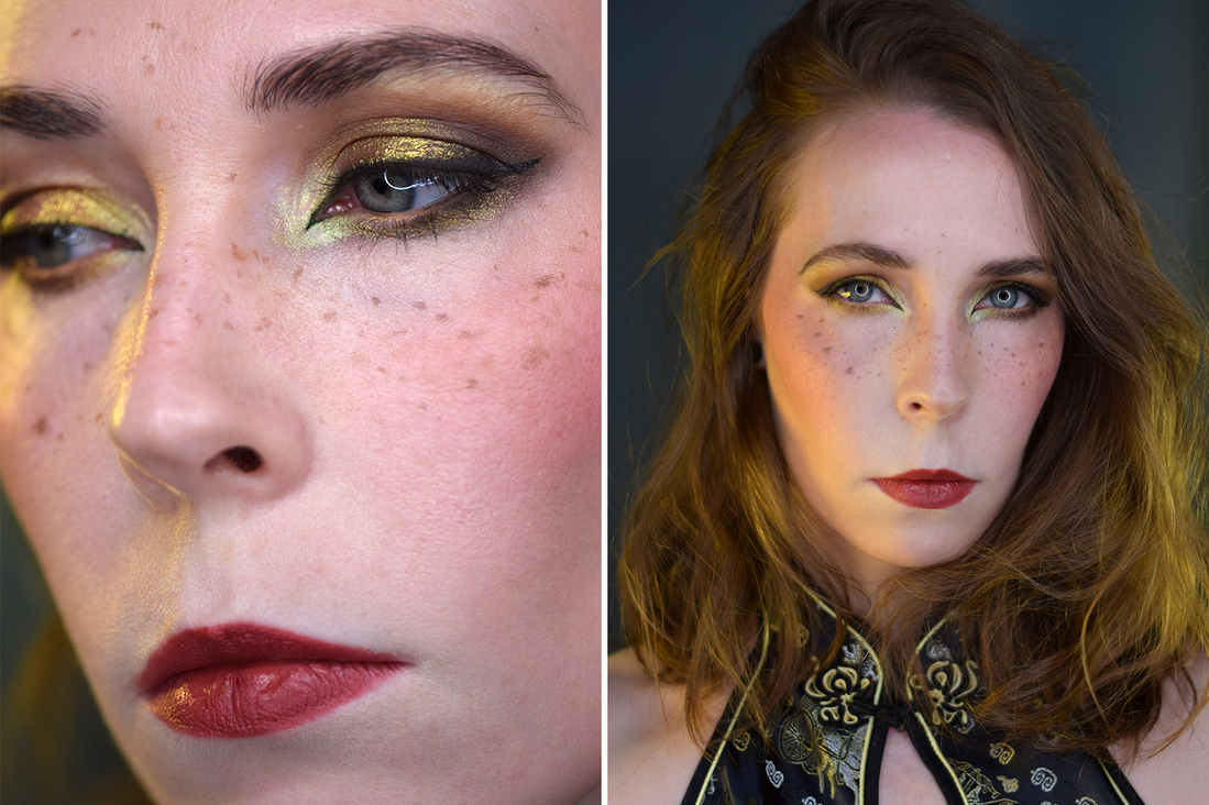 Общий образ с макияжем 3