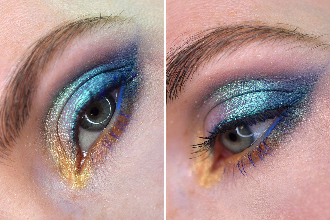 Макияж с помощью четырёх палеток