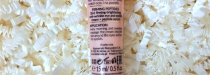 Укрепляющий и осветляющий крем-сыворотка с пептидами 2в1 для кожи вокруг глаз от Bielenda