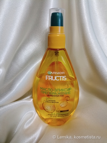 Масло-эликсир для волос "Преображение" Garnier Fructis - кандидат на ...