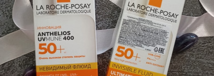 Солнцезащитное средство для лица и кожи вокруг глаз Anthelios Uvmune400 Солнцезащитный невидимый флюид Spf50+/ PPD56