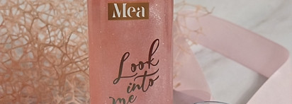 Парфюмированный спрей для тела Mea Glittery sheen perfumed body spray "Look into me" "Жидкое небо" - подросткам понравится