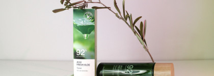 The Saem Jeju Fresh Aloe эмульсия и тонер. Красивые баночки, а что внутри?