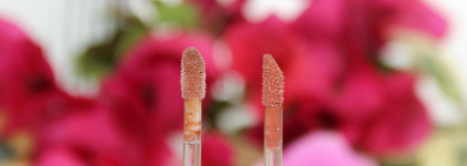 Мои любимые блески для губ MAC Lipglass в оттенках Oh baby и Spice