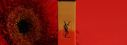 Red week: Люксовая драма на губах с YSL Rouge Pur Couture The Slim Lipstick в оттенке №9 Red Enigma