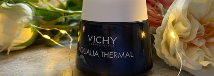Vichy Aqualia Thermal Night Spa Replenishing & Radiance - enhanching cream gel: против усталости - для сияния