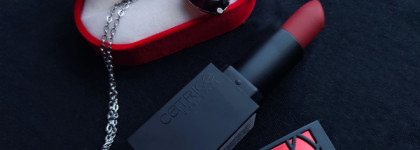 Винная помада Catrice С02 Dark Seduction. Red wine week
