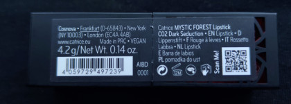 Винная помада Catrice С02 Dark Seduction. Red wine week