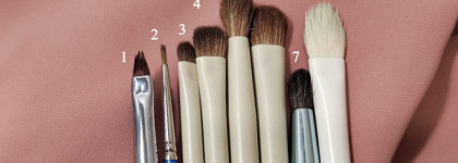 Туториал. Макияж в палитре месяца Burnished lilac